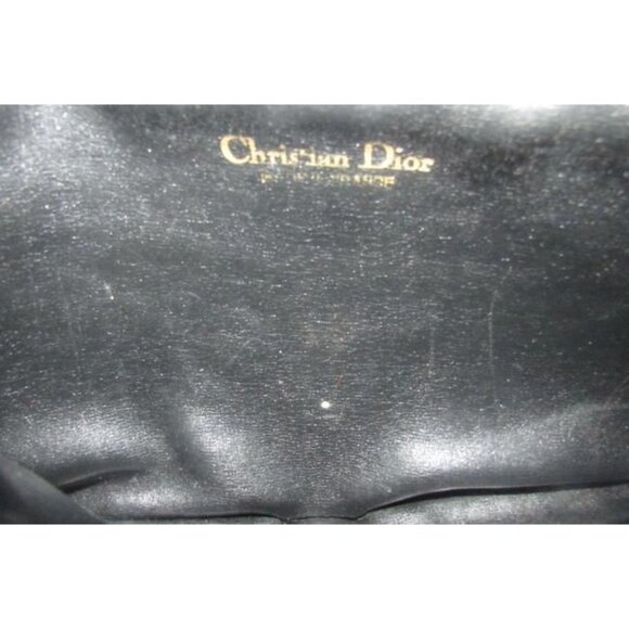 Dior Two Way Belt Purse Gold CD Accent Removable Strap Black Grey Trotter Print - Picture 4 of 12